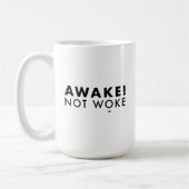 起きろ!Not Wake™ロゴクラシックマグカップ コーヒーマグカップ (左)