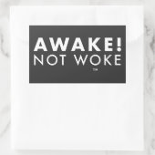 起きろ!Not Wake™ LOGOシール 長方形シール (バッグ)