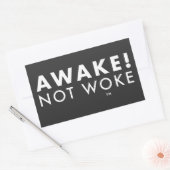 起きろ!Not Wake™ LOGOシール 長方形シール (封筒)