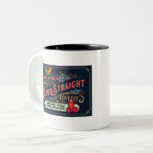 起きろ!SuperStraight Covfeを使用します。 ツートーンマグカップ (正面左)