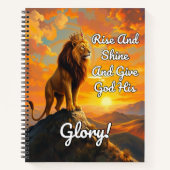 起き上がり輝き与え神その栄光！仕訳帳SC ノートブック (正面)