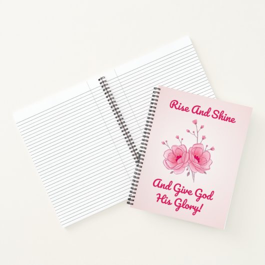 起き上がり輝き与え神その栄光!SCジャーナル ノートブック (内部)