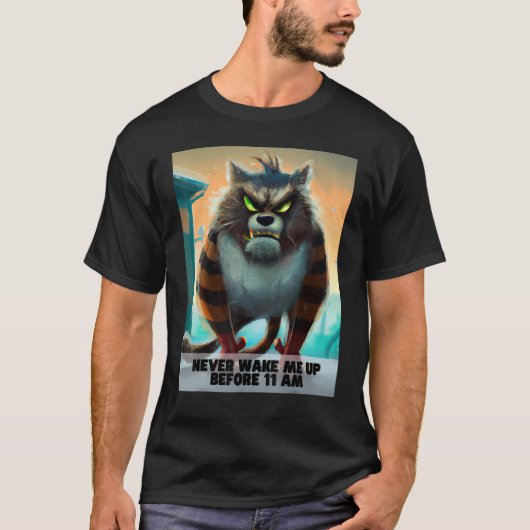 起こさないで グランピーなスマイルドン Tシャツ (正面)