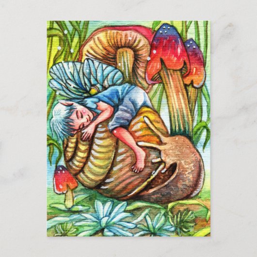 起こさないで ポストカード (正面)