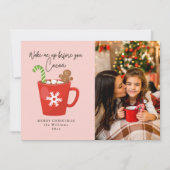 起こしてくれ – クリスマスの写真カードを取り戻せ シーズンカード (正面)