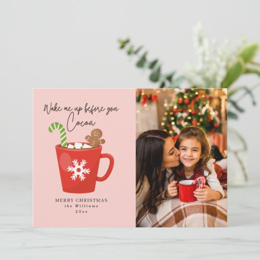 起こしてくれ – クリスマスの写真カードを取り戻せ シーズンカード (スタンド正面)