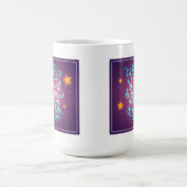 起こし、あなたの夢を後を追い始めて下さい コーヒーマグカップ (中央)