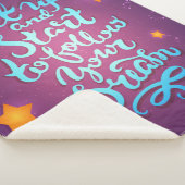 起こし、あなたの夢を後を追い始めて下さい シェルパブランケット (3/4)