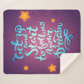 起こし、あなたの夢を後を追い始めて下さい シェルパブランケット (正面(横))