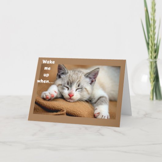 **起こせハッピーバースデー** カード (正面)