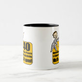 起こった何が第40誕生日プレゼント ツートーンマグカップ (中央)