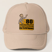 起こった何が第80誕生日プレゼント キャップ (正面)