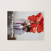 起こってる |おもしろい写真Save the Dateパズル ジグソーパズル (横)