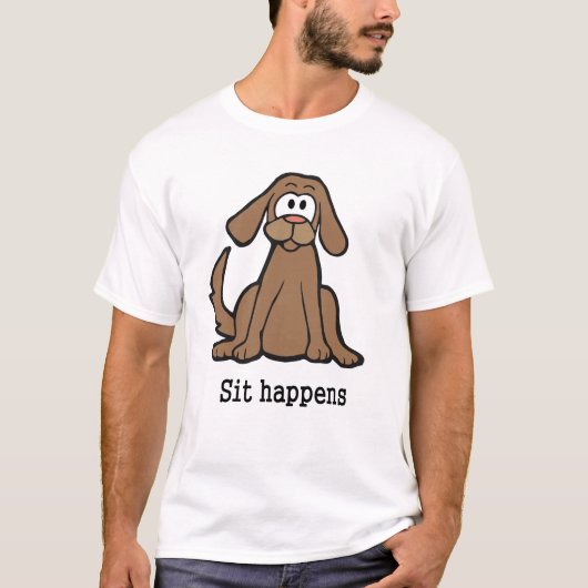 起こります坐らせて下さい Tシャツ (正面)