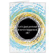 起こりませんでしたちょうどそれのふりをする