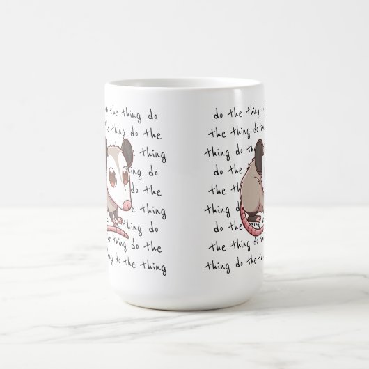 起こり得るやる気を起こさせることを行う コーヒーマグカップ (中央)