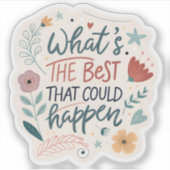 起こり得最高のるステッカーとは – Waterp シール (正面)