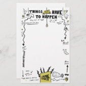 起こるなる文房具事 便箋 (正面/裏面)