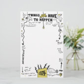 起こるなる文房具事 便箋 (スタンド正面)