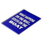 -起こる何がおもしろいなボートのボートの滞在で ノートブック (左側)