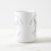 起こる何がトラックのトラック滞在で コーヒーマグカップ (中央)