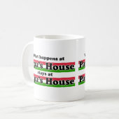 起こる何がパパの家で コーヒーマグカップ (正面左)