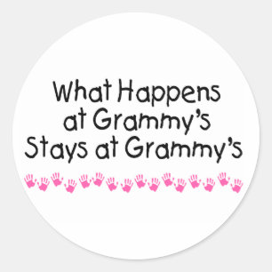 起こる何がピンクのHandprintsのGrammysで ラウンドシール