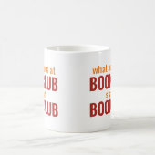 起こる何がブッククラブでブッククラブの滞在で コーヒーマグカップ (中央)