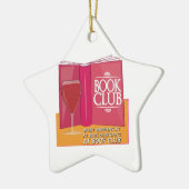 起こる何がブッククラブで セラミックオーナメント (左)