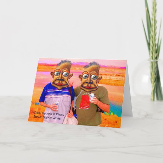 起こる何がベガスでとどまるべきですベガスに カード (正面)