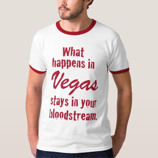 起こる何がベガスで Tシャツ (正面)