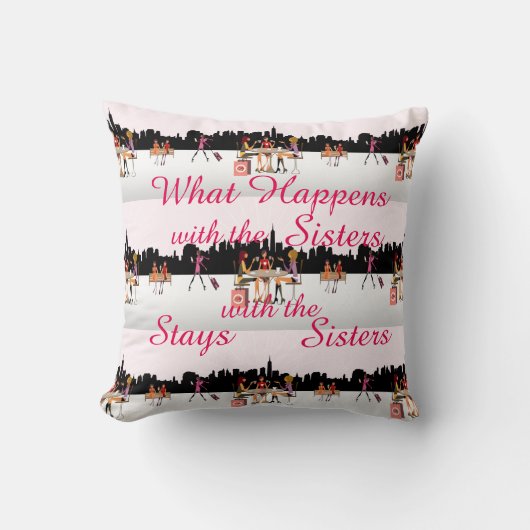 "起こる何が姉妹"の装飾用クッションによって クッション (正面)