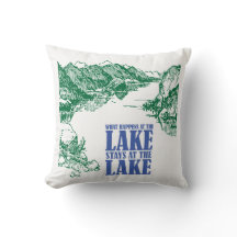 起こる何が湖の枕で湖の滞在で