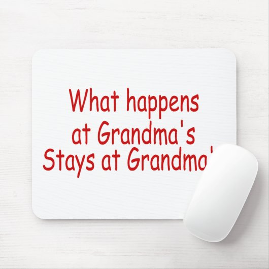 起こる何が祖母で、とどまります祖母に マウスパッド (マウス)