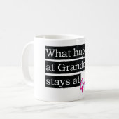 起こる何が祖母で コーヒーマグカップ (正面左)