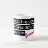 起こる何が祖母で コーヒーマグカップ (中央)