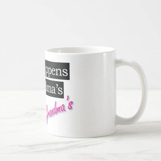 起こる何が祖母で コーヒーマグカップ (右)