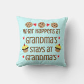 起こる何が祖母の装飾的な装飾用クッションで クッション (正面)