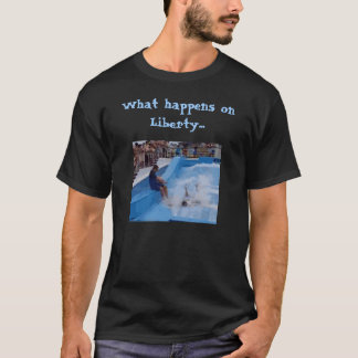 …起こる何が自由で(暗い版) Tシャツ