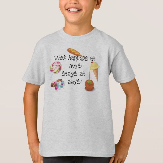 起こる何がAvoでAvoの滞在で! Tシャツ (正面)