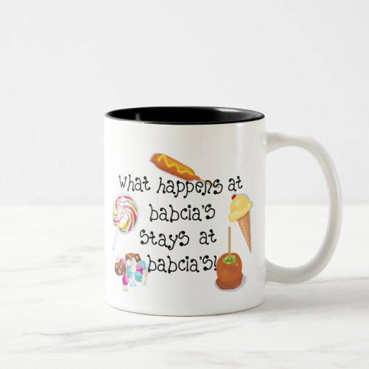 起こる何がBabciaでBabciaの滞在で ツートーンマグカップ (右)