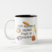 起こる何がBabciaでBabciaの滞在で ツートーンマグカップ (左)