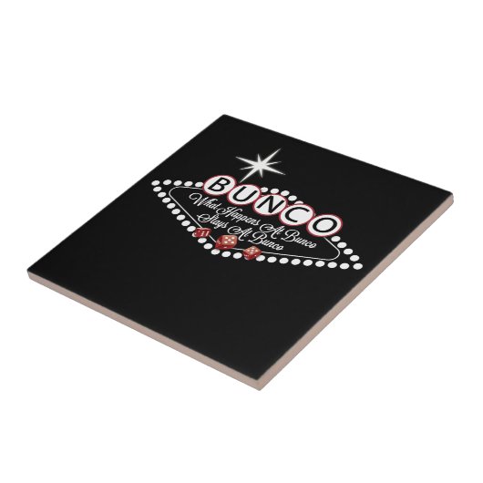 起こる何がBuncoのおもしろいでBuncoの滞在で タイル (側面)