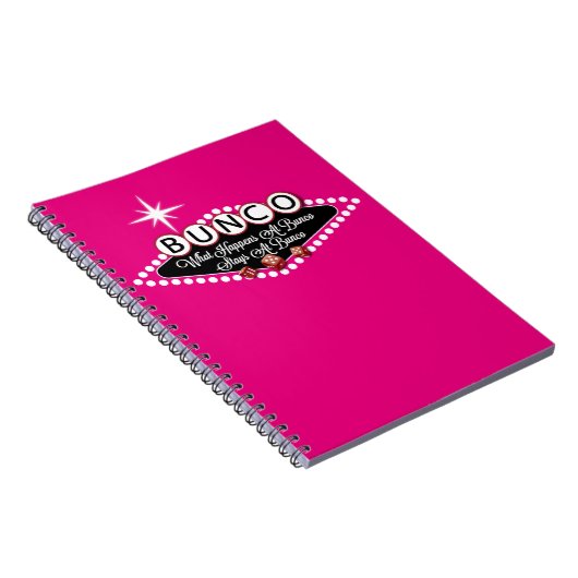 起こる何がBuncoのおもしろいでBuncoの滞在で ノートブック (右側)