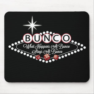 起こる何がBuncoのおもしろいでBuncoの滞在で マウスパッド