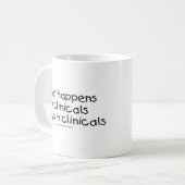 起こる何がClinicalsのClinicalsの滞在で コーヒーマグカップ (正面左)
