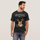 …起こる何がDeeでシカのキャンプの滞在でシカ、 Tシャツ (正面フル)