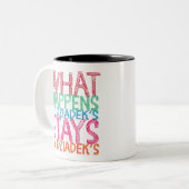 起こる何がDziadekでDziadekの滞在で ツートーンマグカップ (正面左)