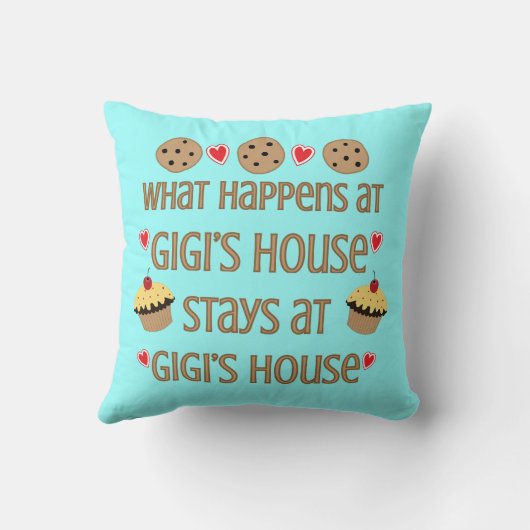 起こる何がGiGiの家の装飾用クッションで クッション (裏面)