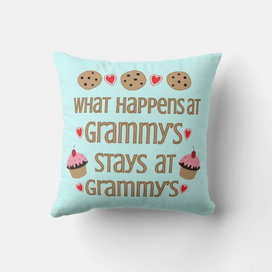 起こる何がGrammyの装飾的な装飾用クッションで クッション (裏面)